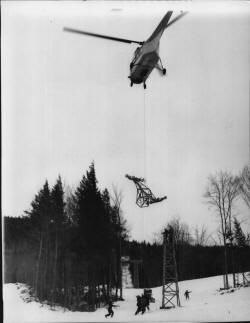 Attitash Lift Construction 1965