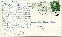 Albany ave, card backside 1915