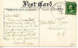 postcard text 1909