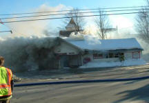 Bear Notch Deli fire