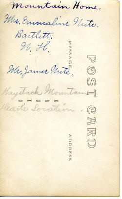 Nute postcard back side