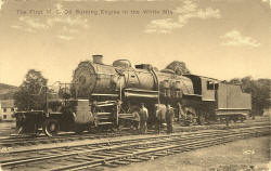 first oil burning loco in White Mountains